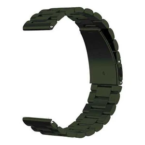 Cinturino in metallo per orologio universale 20mm, Colore Verde Militare - Foto 1 di 7