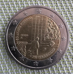 BRD 2 Euro 2020 A Gedenkmünze 50 Jahre Kniefall von Warschau - Bild 1 von 1