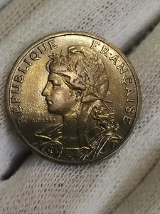 25 CENTIMES PATEY 1905 2ème revers FRANCE / SUPERBE PATINE SOMBRE - Picture 1 of 2