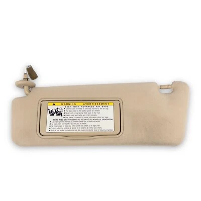2002-2006 Lexus ES300 ES330 Driver Left Side Sun Visor Tan Cloth Lighted - Image 1 of 4