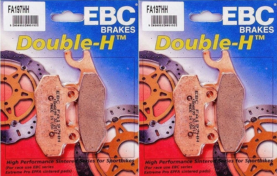 EBC HH front & rear brake pads set fits 2008-2012 Kawasaki 250 Ninja _ FA197HH - Image 1 of 1