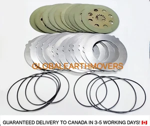 JCB BACKHOE - BRAKE FRICTION COUNTER PLATES & SEALS (PART # 458/20285 458/20353) - Picture 1 of 12