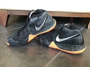 NIKE KYRIE 4 BLACK-METALLIC SILVER VENUS FLYTRAP MEN US 9.5 943806-010 - Picture 1 of 10