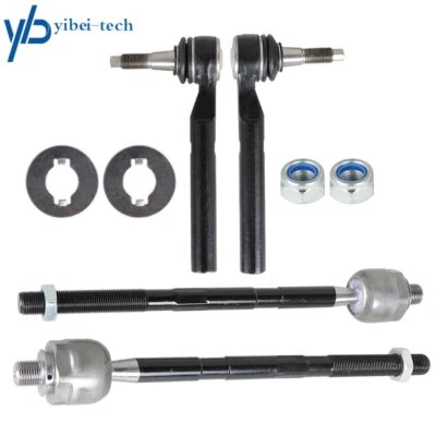 Juego de 4 piezas de kit de varilla de amarre exterior interior delantero conductor pasajero para Hummer H3 H3T Foto 1 de 4