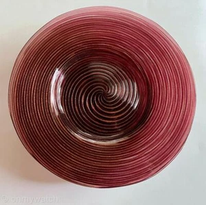 MURANO SALVIATI ArT GLaSs Charger Mezza Filigrana Plate 1 of 4 DINO MARTENS 11¾" - Picture 1 of 22