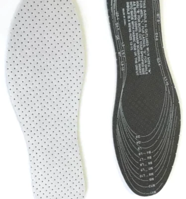 1 par de plantillas de espuma transpirables para hombres y damas almohadillas de flujo de aire cojines pies zapatos Foto 1 de 4