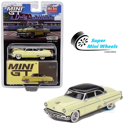 Mini GT 1:64 Lincoln Capri 1954 Premier Yellow #561 - Изображение 1 из 4