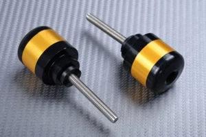 Coppia Contrappesi Manubrio Oro Ø 31 mm Per HONDA CB 650 R 650R 2019-2021 - Picture 1 of 2
