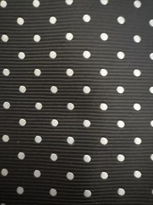 Laurant Bennet Necktie Black Polka Dot Pattern Neck Tie - Picture 1 of 3