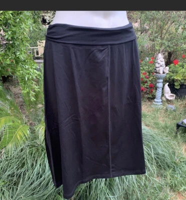 Falda elástica negra de punto alto CARVE DESIGNS talla pequeña Foto 1 de 4
