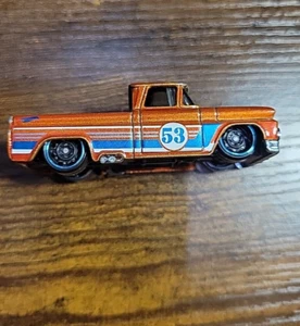1962 62 Hotwheels Chevy Custom Truck Collectible 1/64 Scale Diecast Model Mattel - Picture 1 of 6