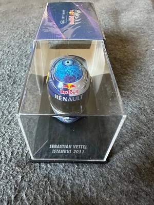 1/8 Minichamps 381110401 Red Bull Arai Helmet Sebastian Vettel 2011 Istanbul - Image 1 of 3
