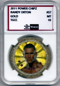 2011 Topps WWE Power Chipz - #G7 GOLD Randy Orton - Picture 1 of 2