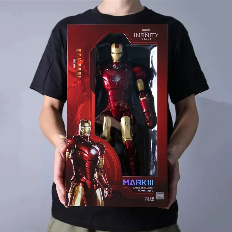 Iron Man Action Figure NECA Marvel Avengers 1/5 Iron Man Collectible Model - Image 1 of 4