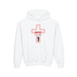 Christian Kid Hoodie Faith, Unisex Youth Sweatshirt, Spiritual Children's - Picture 1 of 5