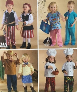 VINTAGE 2007 'SIMPLICITY' COSTUMES FOR KIDS PATTERN 3650 SIZE TODDLER 1/2-4 - Picture 1 of 2