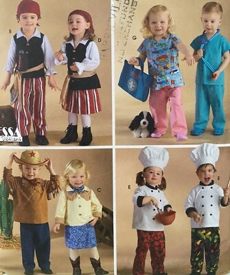VINTAGE 2007 'SIMPLICITY' COSTUMES FOR KIDS PATTERN 3650 SIZE TODDLER 1/2-4 - Image 1 of 2