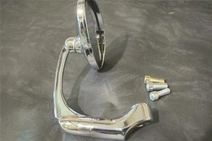 Oval Motorcycje/atv Bar End Mirror 7/8 Handlebars - Imagen 1 de 1
