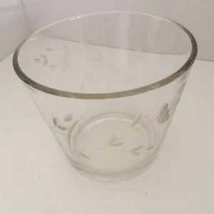 Princess House crystal ice bucket/bowl Heritage pattern Excellent condition - Picture 1 of 5