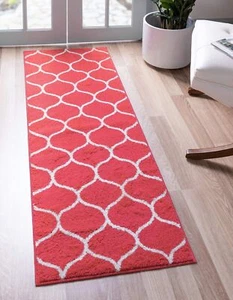 Unique Loom Trellis Frieze Collection Area Rug - Rounded (2' x 8' 8" Runner, ... - Picture 1 of 10