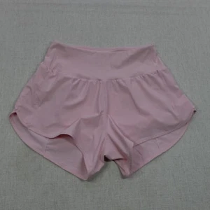 Athletic Shorts Women S Pink High Rise Running Lined Mesh Activewear - Picture 1 of 10