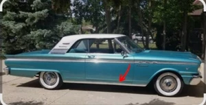 1963 Fairlane 500 2 door hardtop side molding LH & RH - Picture 1 of 5