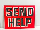 Vintage Chevrolet Road Emergency "Send Help" Sign! 1970's! 