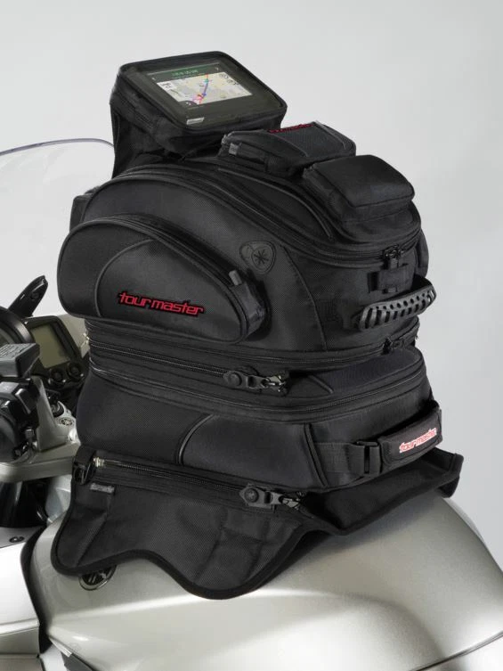 Bolsa de tanque Tourmaster Elite Strapon para motocicleta, 3 en 1, bicicleta deportiva, bicicleta de calle Foto 1 de 4