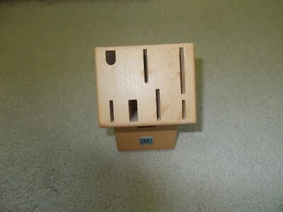 ZWILLING Messerblock aus Buchenholz - ohne Messer - für 6 Messer + Wetzstahl - Bild 1 von 4