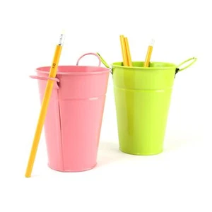 Tall 10x13x7cm Bucket with Ear Handles. Mini Planter Sweet Tree Pails - Picture 1 of 3