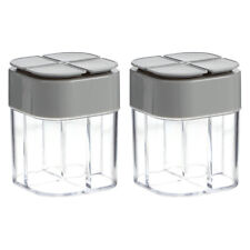 Barbecue Seasoning Bottles with Shaker Lids - 2pcs Spice Containers