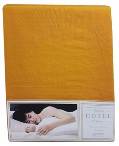 200TC BOLSTER PILLOW CASE MUSTARD 20" x 54" ORANGE EGYPTIAN COTTON COLLECTION - Picture 1 of 1