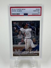 Ozzie Albies 2018 Topps Now Rookie PSA 10💎 Atlanta Braves