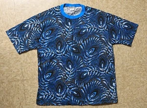American Weekend Herren blau gefesseltes Muster Baumwolle extra groß XL 1990er Jahre Vintage - Bild 1 von 5