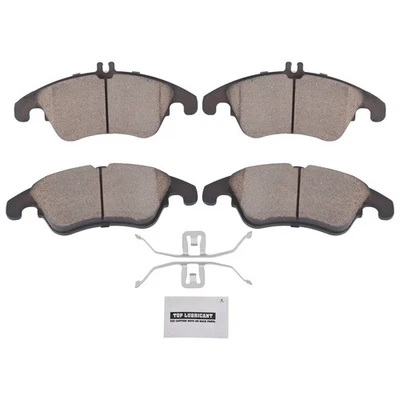 Fits Mercedes-Benz C250 C300 C350 E350 E400 E550 SLK350 Front Ceramic Brake Pads - Image 1 of 4