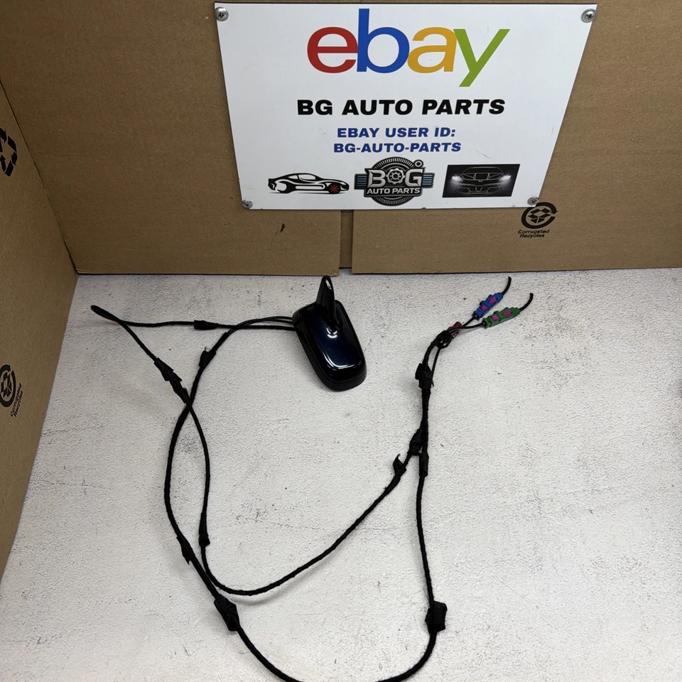 AUDI A4 S4 B8 B8.5 2009-2016 TECHO GENUINO ALETA DE TIBURÓN ANTENA FABRICANTE ORIGINAL AZUL OSCURO Foto 1 de 4