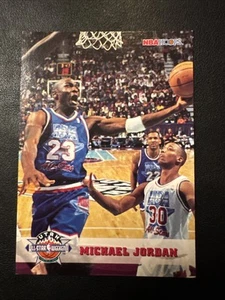 Michael Jordan, 1993 NBA Hoops - All-Star Weekend #257 Chicago Bulls - Picture 1 of 2