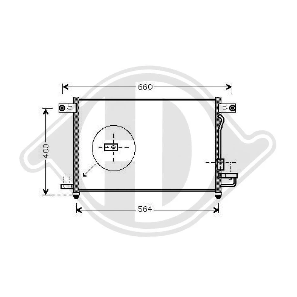 DIEDERICHS Kondensator, Klimaanlage für CHEVROLET DAEWOO - Bild 1 von 1