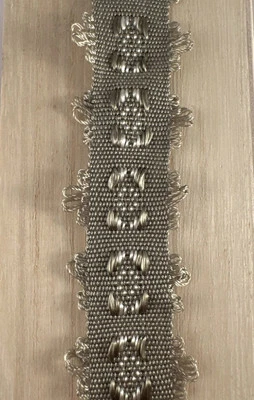 Sage Green Decorator Interior Trim 4 yards / 144" NEW 1.25" Design Embellishment - Image 1 of 4