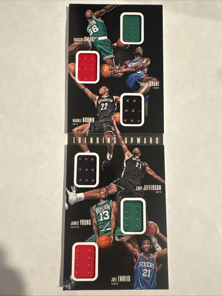 2014-15 Panini Preferred Trending Upward Booklet 121/199 #3 Smart/Grant/Embiid - Image 1 of 4