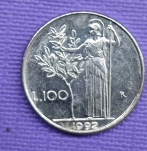 MINI 100 LIRE DEL 1992 OCCASIONE DISMETTO COLLEZIONE - Foto 1 di 2