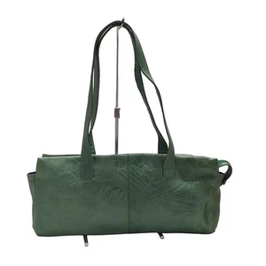 Auth DIESEL - Green Leather Shoulder Bag - Picture 1 of 9