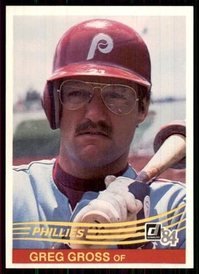 1984 Donruss #285 Greg Gross Philadelphia Phillies - Image 1 of 2