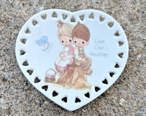 PRECIOUS MOMENTS Schmuckstück kleine Schale 3,25", 1993-Love One Another-T7557 - Bild 1 von 2