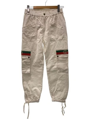Calça cargo GUCCI 21SS 44 algodão WHT simples usada - Imagem 1 de 4