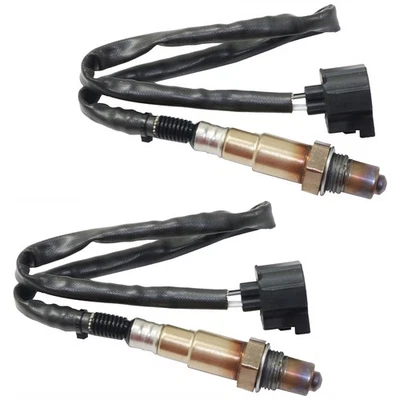 Juego de 2 sensores de oxígeno O2 lado conductor y pasajero aguas abajo para par MB S400 Foto 1 de 4