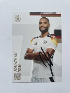 Autogrammkarte AK signiert Original Jonathan Tah DFB Leverkusen EM Euro 2024 24 - Bild 1 von 2