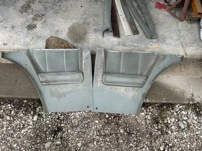 78-88 Cutlass Monte Interior Rear Lower Quarter Door Armrest Panel Pr - Green - Image 1 of 4