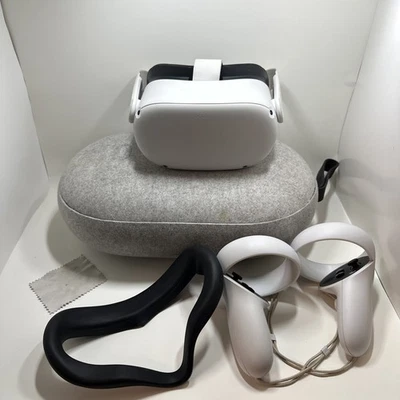 Auriculares Meta Oculus Quest 2 128GB VR con Controladores y Estuche de Viaje Oficial Foto 1 de 4
