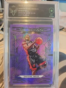 2022-23 Panini Obsidian Dwayne Wade Purple flood #147 /49 SP TCG 9 - Picture 1 of 4